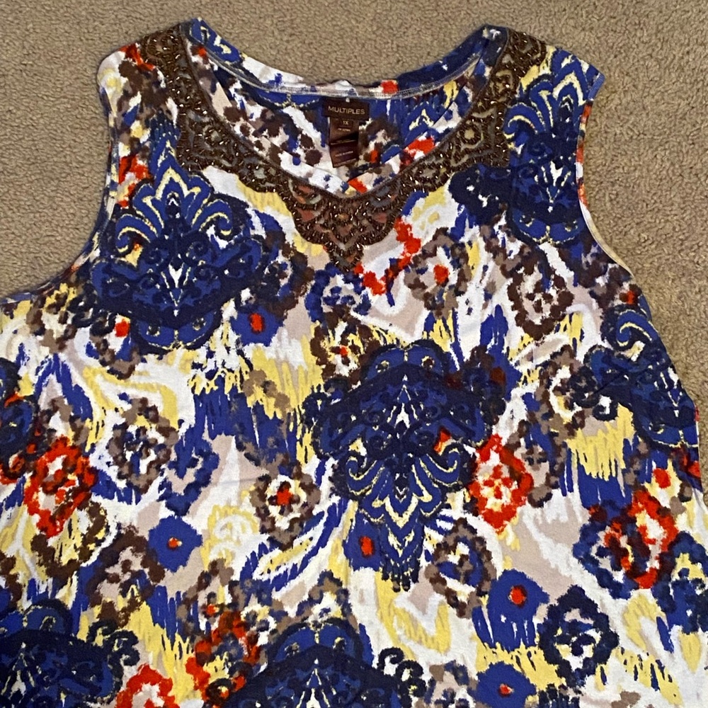 Multi Color Summer Top